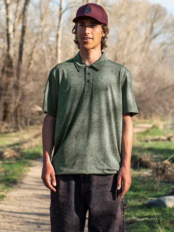 Recycled Jeans for Green -Hazard Pro Polo Short Sleeve Shirt - Agave