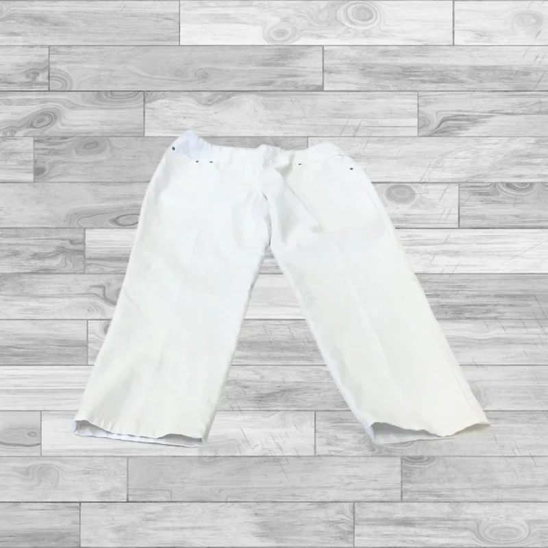 Retro bell-bottom pants for 70s-inspired fashion -Pants Other By Ruby Rd In White, Size: 12petite