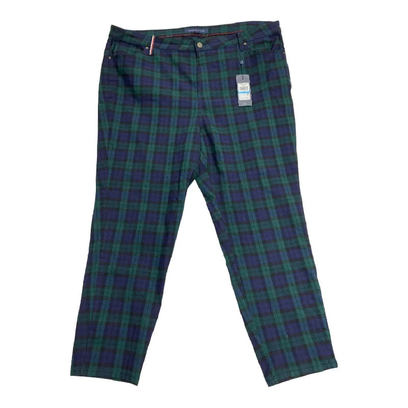 Lightweight culottes pants for summer fashion flair -Pants Other By Tommy Hilfiger In Blue & Green, Size: 20