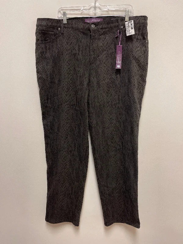 Windproof pants for chilly outdoor activities -Pants Other By Gloria Vanderbilt In Grey, Size: 20