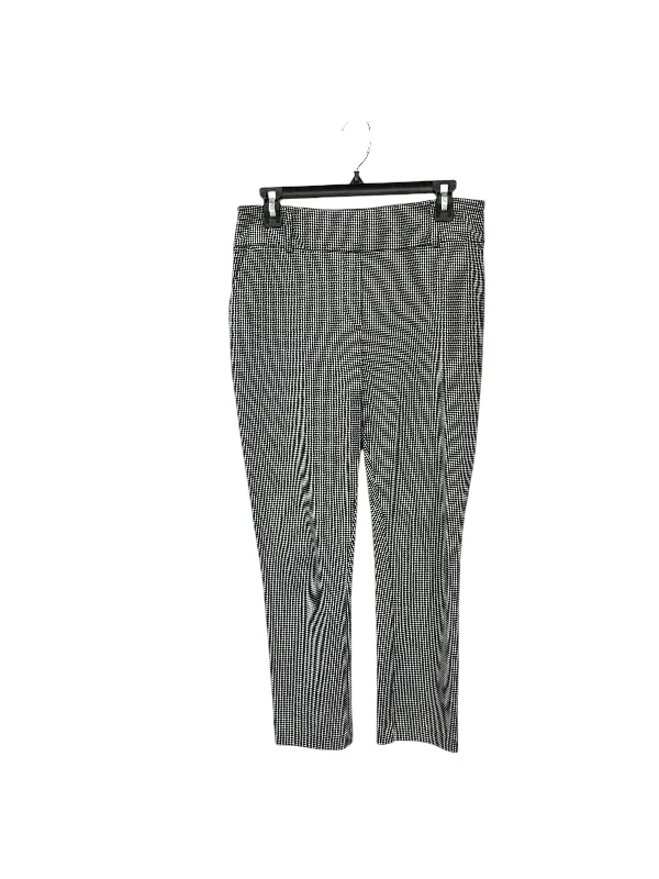 Rugged ripstop pants for extreme adventure durability -Pants Dress By Jules & Leopold In Black & White, Size: M