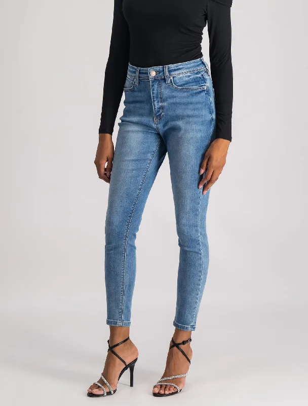 Relaxed Jeans for Comfortable -Nala Mid-Rise Skinny Jeans