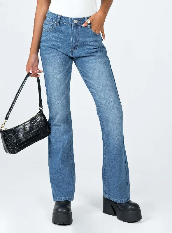 Dark Wash Jeans for Elegance -Interlaken Denim Jeans