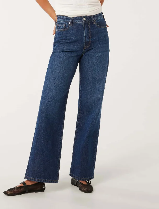 Mom Jeans for Vintage Appeal -Sky Straight Leg Jeans