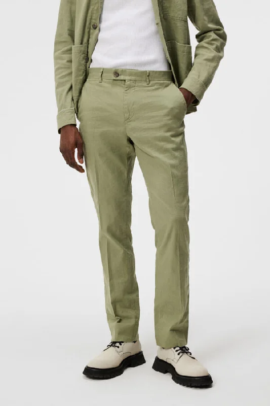 Quick-dry cargo pants for fishing trip practicality -Lois Linen Stretch Pants