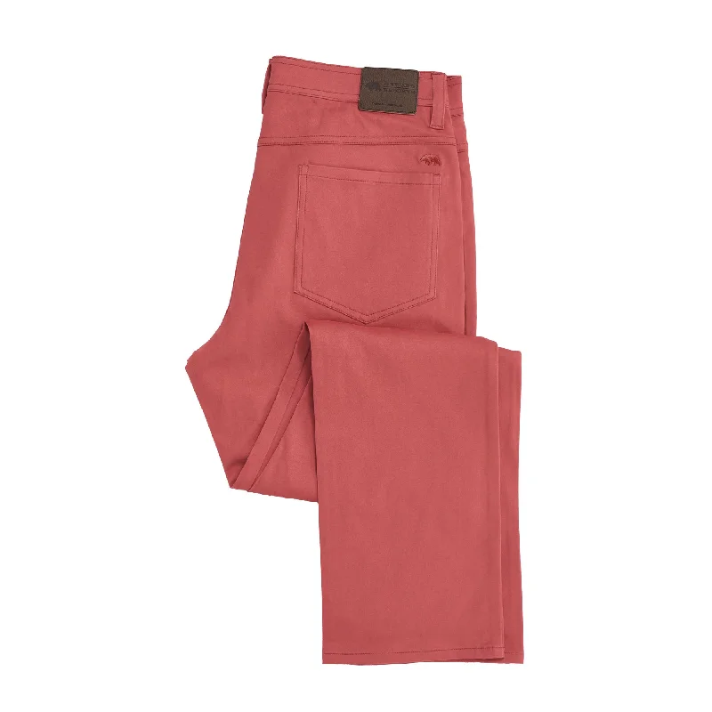 Breathable linen pants for hot summer days -Classic Five Pocket Pant - Baked Apple