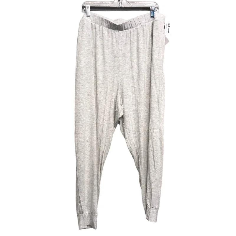 Soft pajama pants for ultimate bedtime comfort -GREY PANTS JOGGERS by OLD NAVY Size:XL