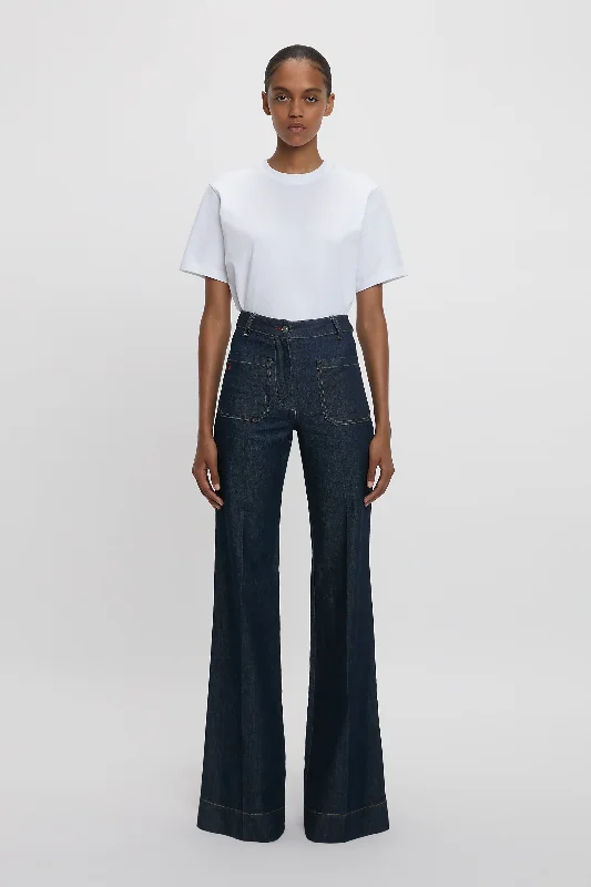 Stretch Jeans for Flexibility -Exclusive Alina High Waisted Jean In Indigo Rinse