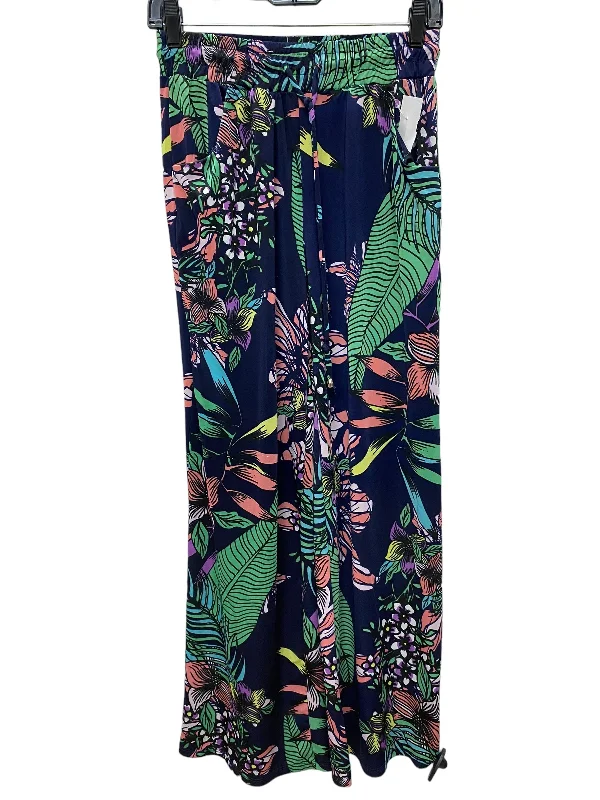 Windproof pants for chilly outdoor activities -Pants Wide Leg By Clothes Mentor In Floral Print, Size: M