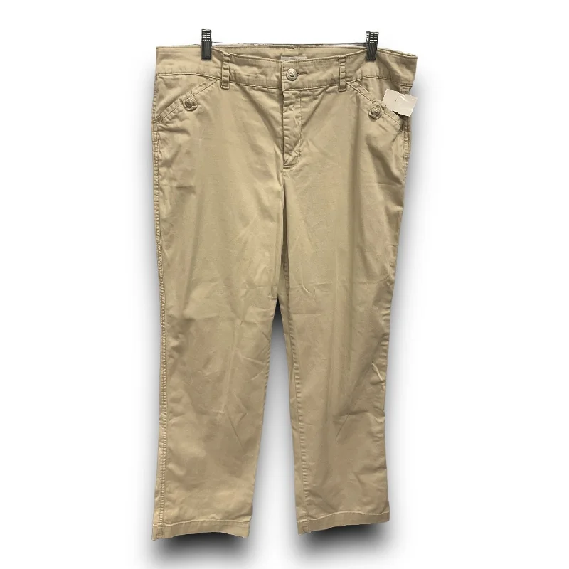 Durable denim pants for long-lasting everyday use -Pants Other By Charter Club In Tan, Size: 16