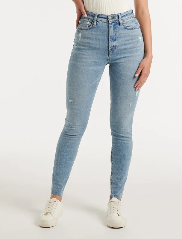 Party Jeans for Night Out -Ashley Mid-Rise Skinny Jeans