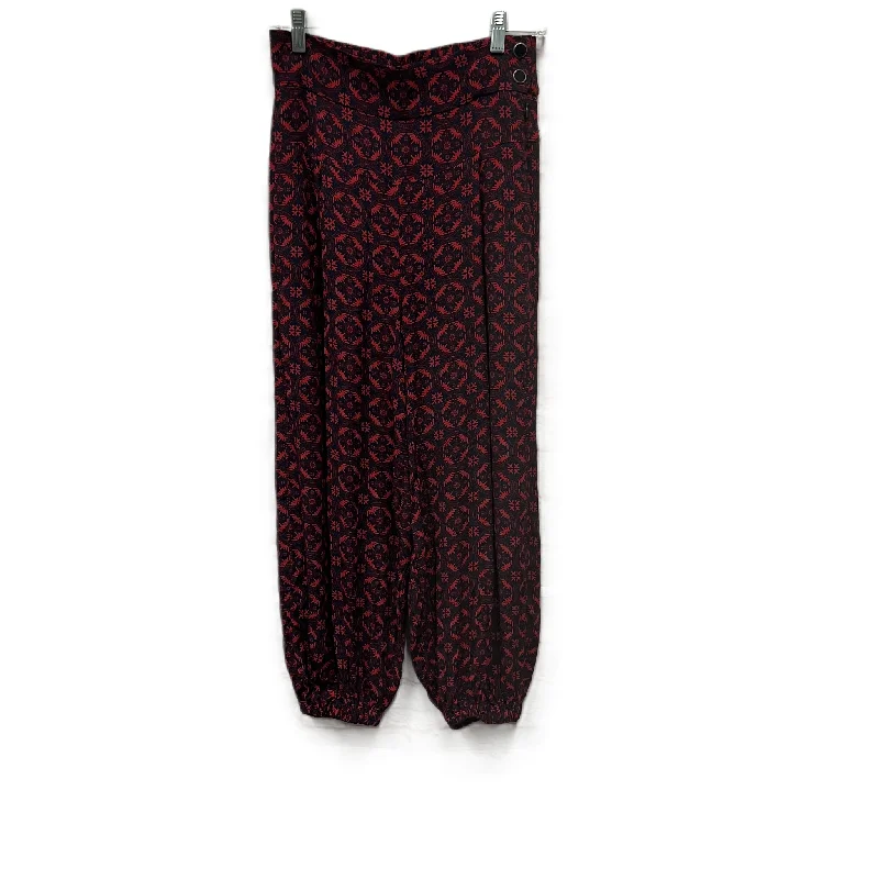 Warm flannel pants for chilly morning lounging -Pants Joggers By Anthropologie In Red, Size: 2