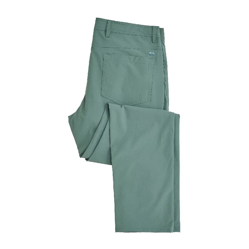 Soft jogger pants for relaxed weekend lounging -Harris Golf Five Pocket Pant - Dark Forest