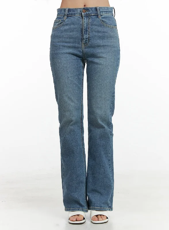 Birthday Jeans for Celebration -Noa Washed Straight Jeans OG407