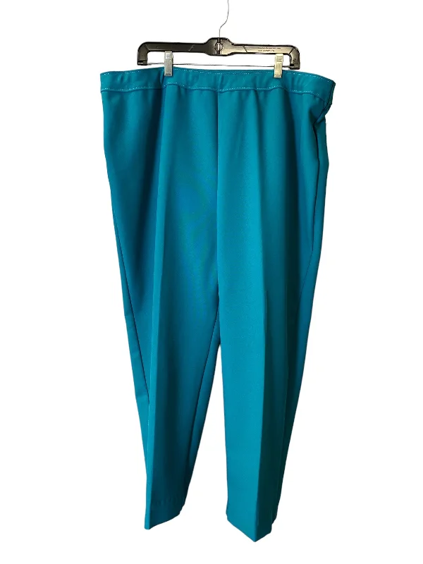 Elegant palazzo pants for formal party outfits -Pants Dress By Cmc In Green, Size: 2x