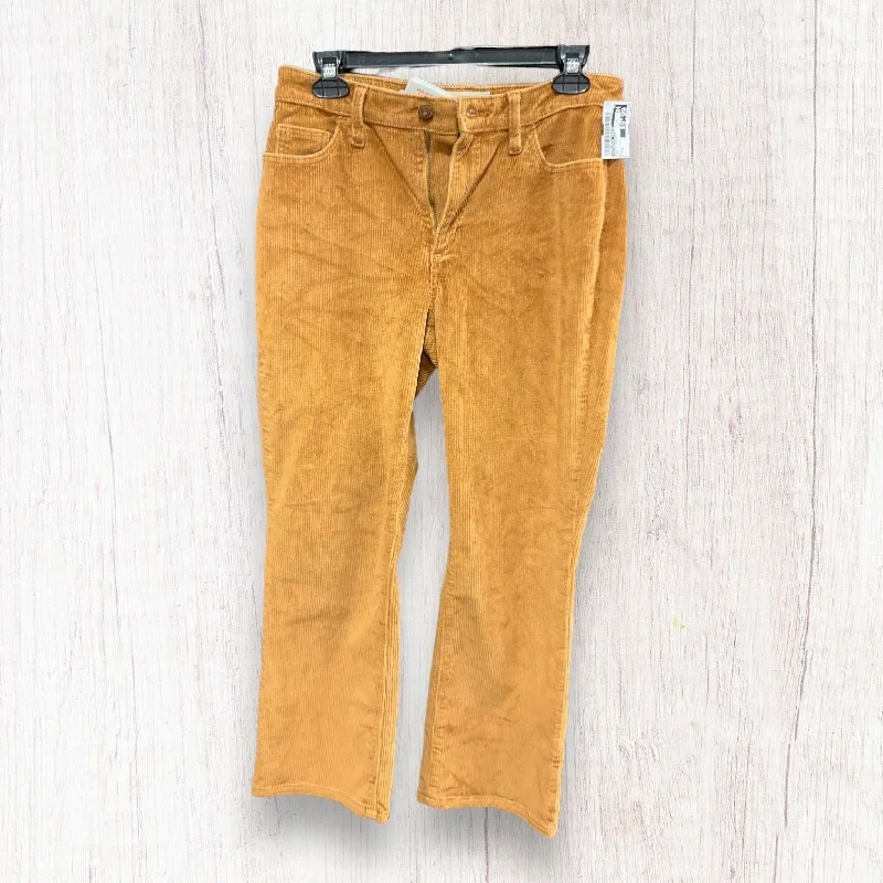 Weather-resistant pants for unpredictable climate needs -Pants Corduroy By Universal Thread In Tan, Size: 6