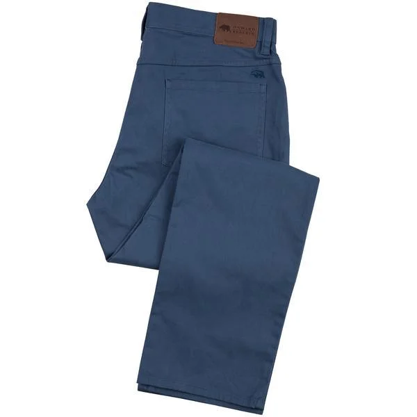 Lightweight travel pants with wrinkle-free fabric -Flex Five Pocket Stretch Pant Dark Denim