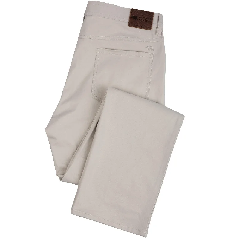 Stylish cropped pants for warm season trends -Flex Five Pocket Stretch Pant Stone