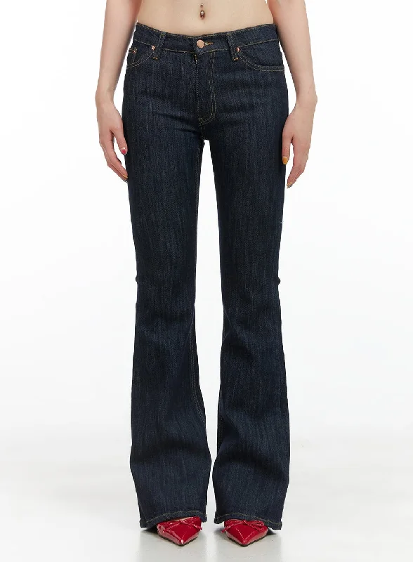 Tapered Jeans for Modern -Lila Slim Fit Bootcut Jeans CG409