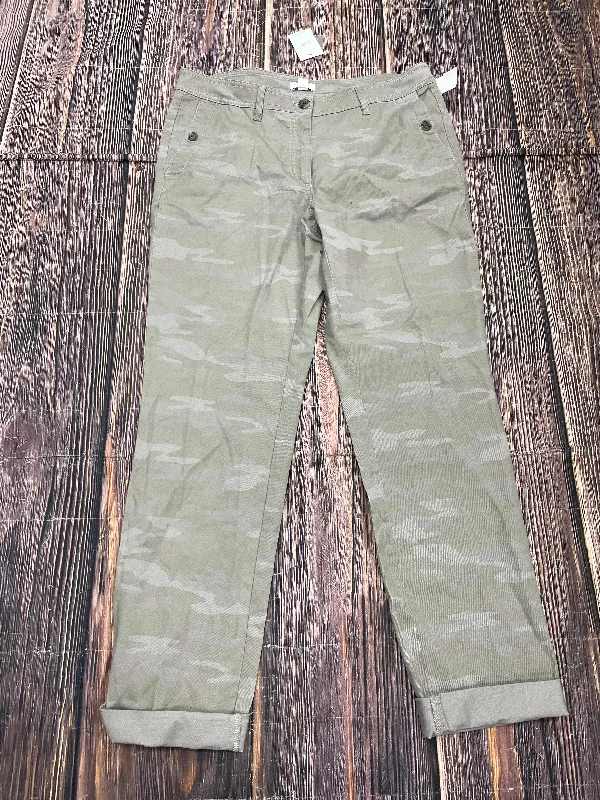 Tailored ankle pants for chic office outfits -Pants Chinos & Khakis By J. Jill In Camouflage Print, Size: 10