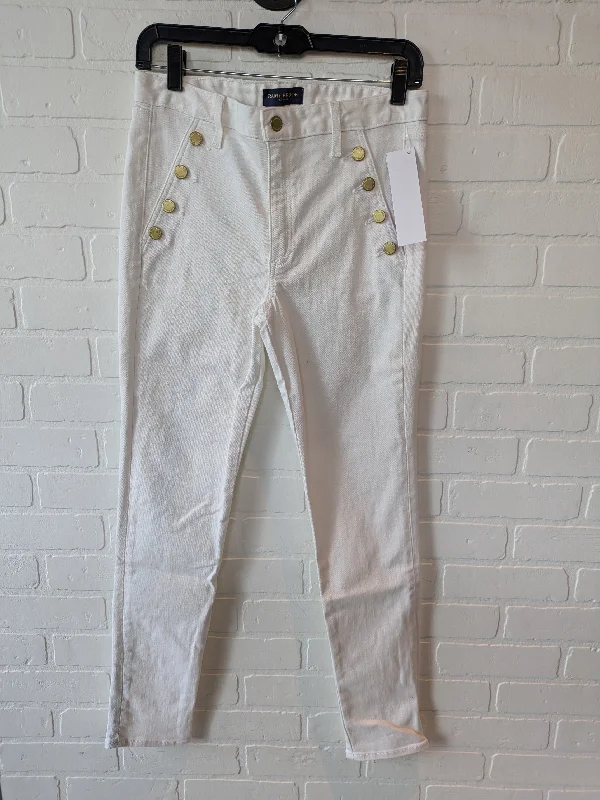 Adjustable waist pants for custom fit ease -Pants Other By Ramy Brook In White Denim, Size: 4