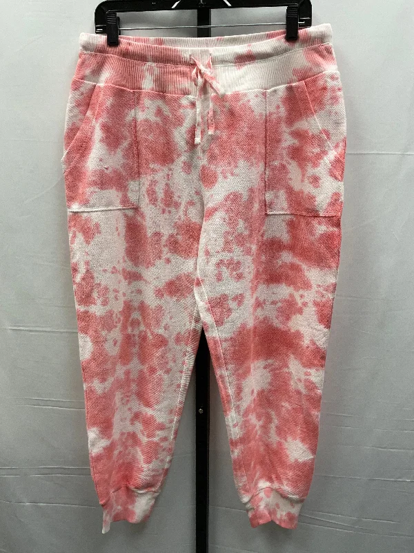 Stylish leather pants for edgy night looks -Pants Joggers By New Directions In Tie Dye Print, Size: L