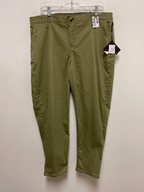 Cozy sweatpants pants for lazy Sunday mornings -Pants Other By Ava & Viv In Green, Size: 14