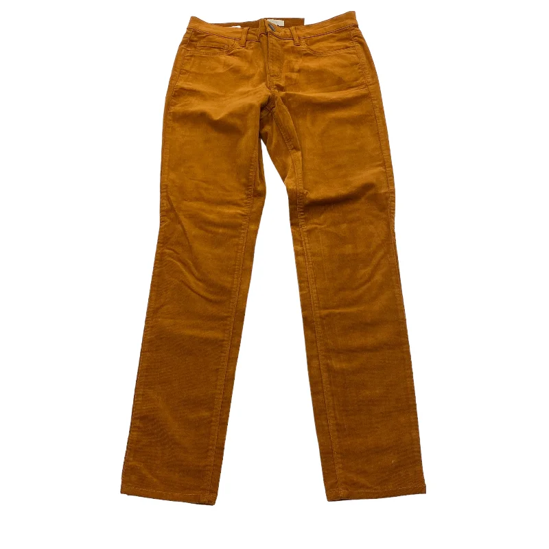 Soft jogger pants for relaxed weekend lounging -BROWN PANTS CORDUROY by LOFT Size:4