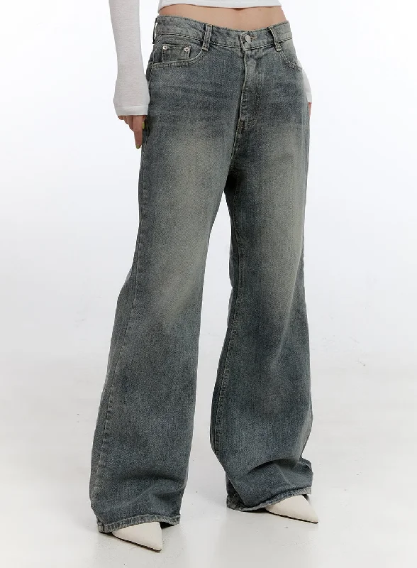 Cropped Jeans for Summer Look -Tori Denim Bootcut Jeans CN401