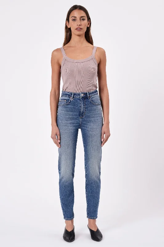 High Waisted Jeans for Shape -Lola Plato Denim Mom Jean