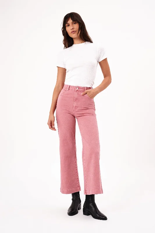 Denim Jeans for Durability -Sailor Scoop Rose Super High Stretch Jean