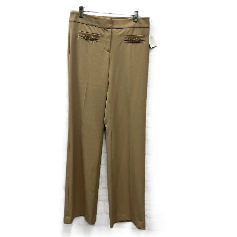 Lightweight linen pants for beach vacation style -Pants Dress By Ann Taylor In Tan, Size: 0