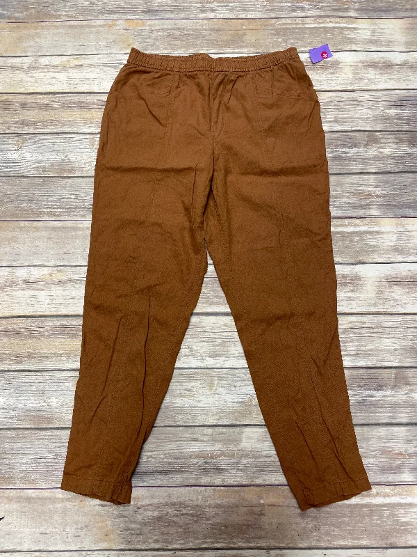 Affordable denim pants for everyday rugged use -Pants Linen By Old Navy In Brown, Size: L