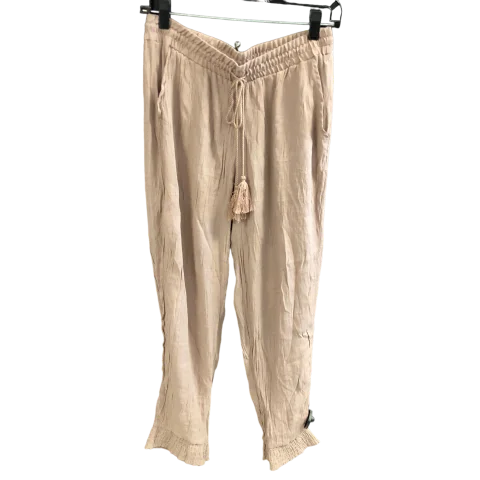 Breathable mesh pants for hot weather sports -Pants Joggers By New York And Co In Beige, Size: S