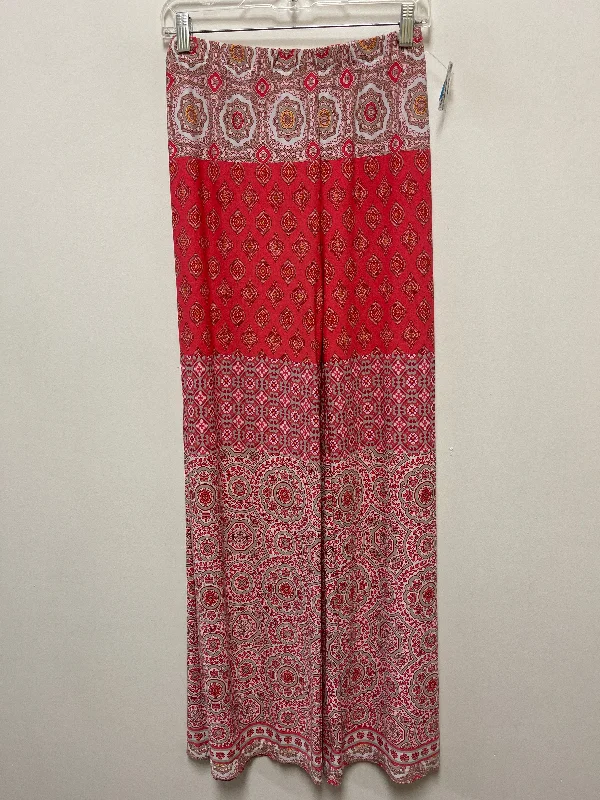 Quick-dry travel pants for adventurous globetrotters -Pants Wide Leg By Chicos In Coral, Size: M