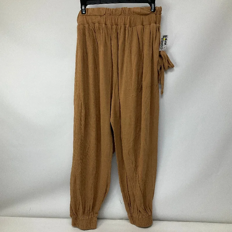 Lightweight jogger pants for summer evening strolls -Pants Other By Free People In Tan, Size: M