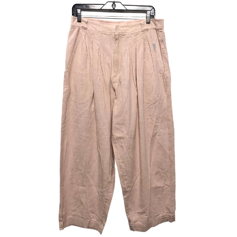 Heavy-duty ripstop pants for extreme hiking durability -Pants Wide Leg By Free People In Peach, Size: 8