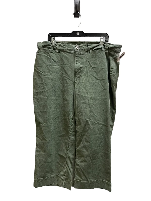 Stretch corduroy pants for cozy fall fashion -Pants Cargo & Utility By Old Navy In Green, Size: 18