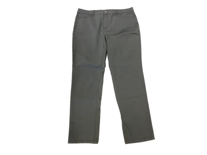 Relaxed chino pants for casual Friday offices -Pants Other By Style And Company In Green Denim, Size: 16