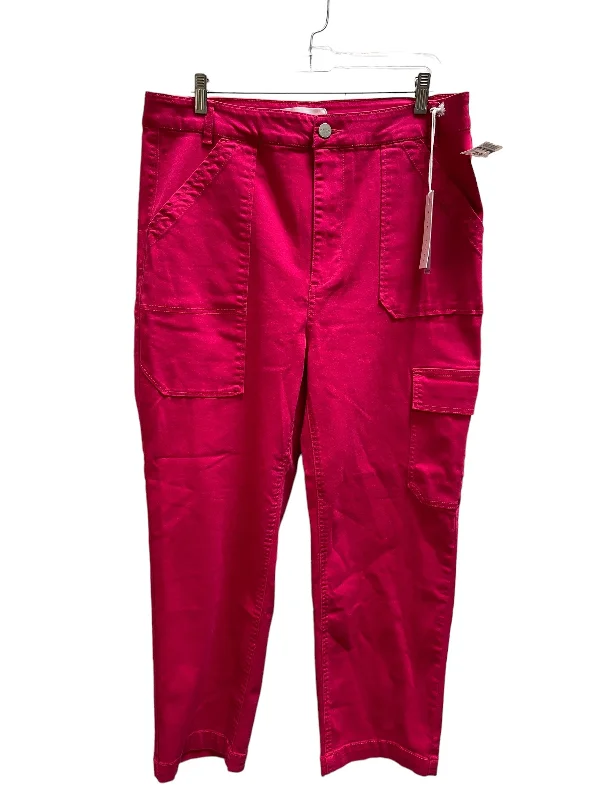 Tailored slim pants for polished business looks -Pants Chinos & Khakis By Clothes Mentor In Pink, Size: 18