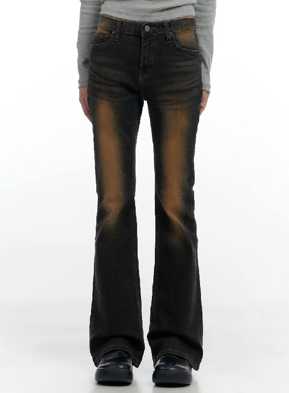 Dance Jeans for Movement -Harley Slim Washed Denim Bootcut Jeans CS420