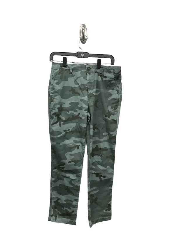 Multi-pocket pants for organized travel convenience -Pants Chinos & Khakis By Gap In Camouflage Print, Size: 4