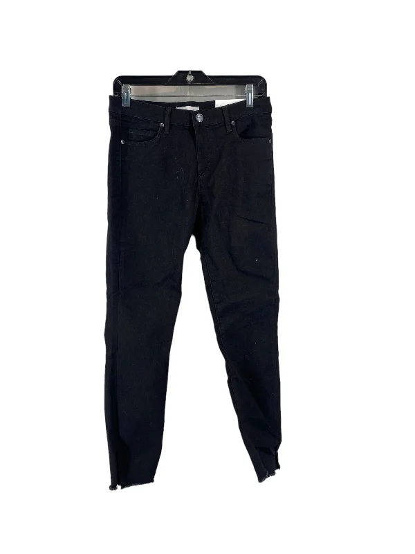 High-rise flare pants for vintage chic appeal -Pants Other By Loft In Black Denim, Size: 4