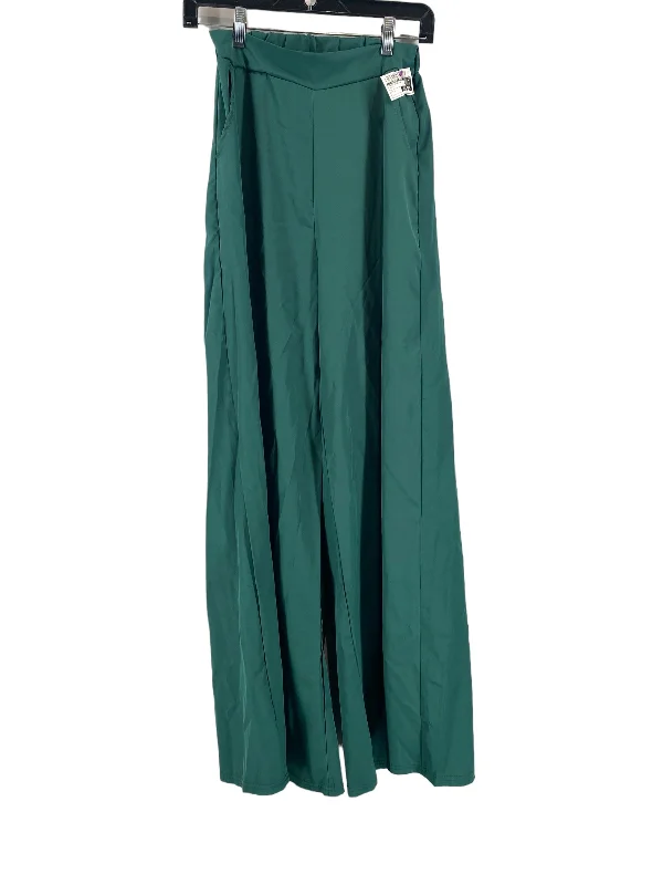 Breathable mesh pants for hot weather sports -Pants Wide Leg By Clothes Mentor In Green, Size: L