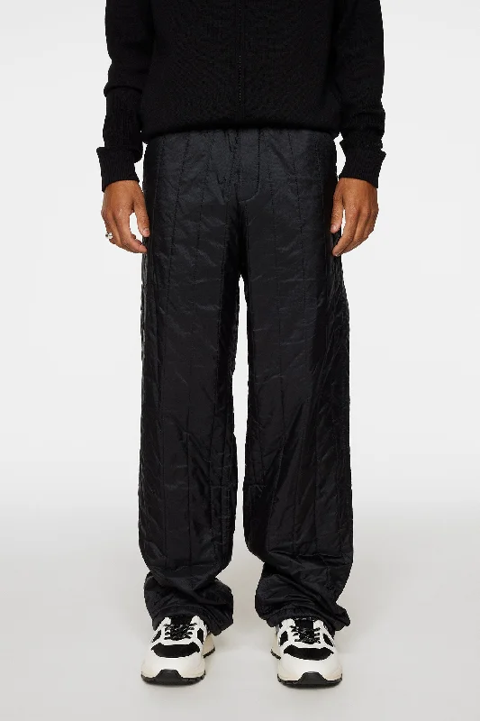 Classic straight-leg pants for versatile daily wear -Glossa Padded Pants