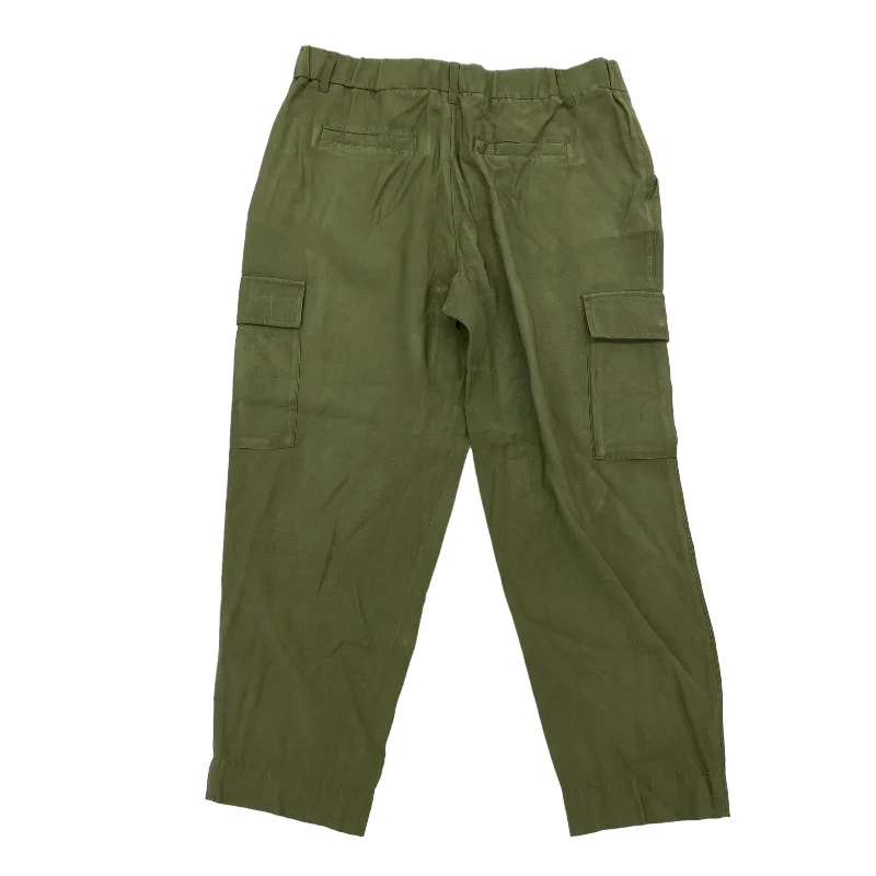 Relaxed cotton pants for breezy casual days -GREEN PANTS CHINOS & KHAKIS by A NEW DAY Size:14