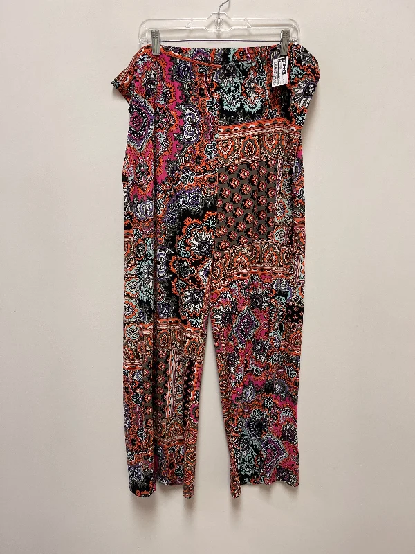 Soft pajama pants for ultimate bedtime comfort -Pants Wide Leg By Chicos In Multi-colored, Size: 14