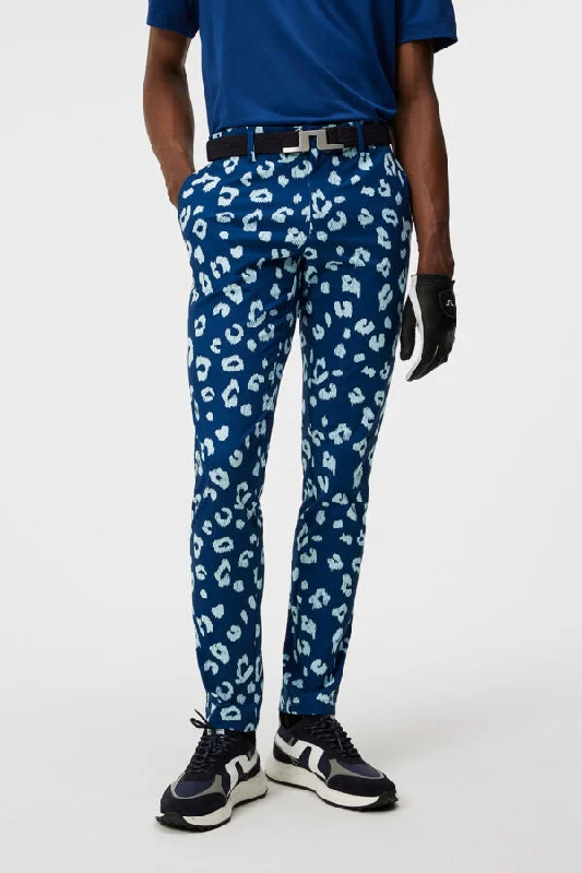 Stretch denim pants for curvy figure flattery -Tim Print Pant