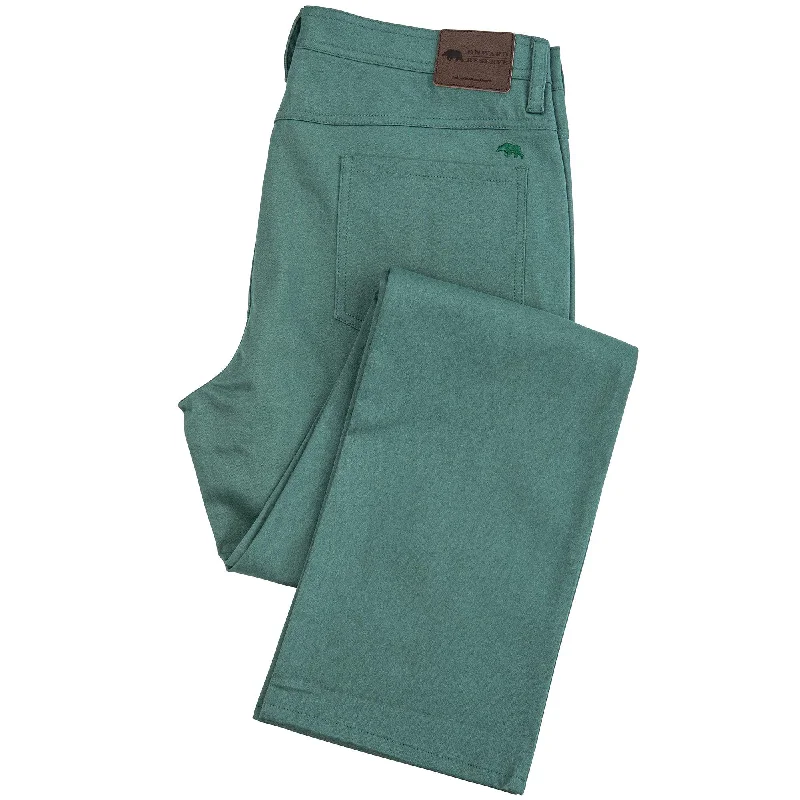 Versatile black pants for any occasion pairing -Flex Five Pocket Stretch Pant Sea Pine