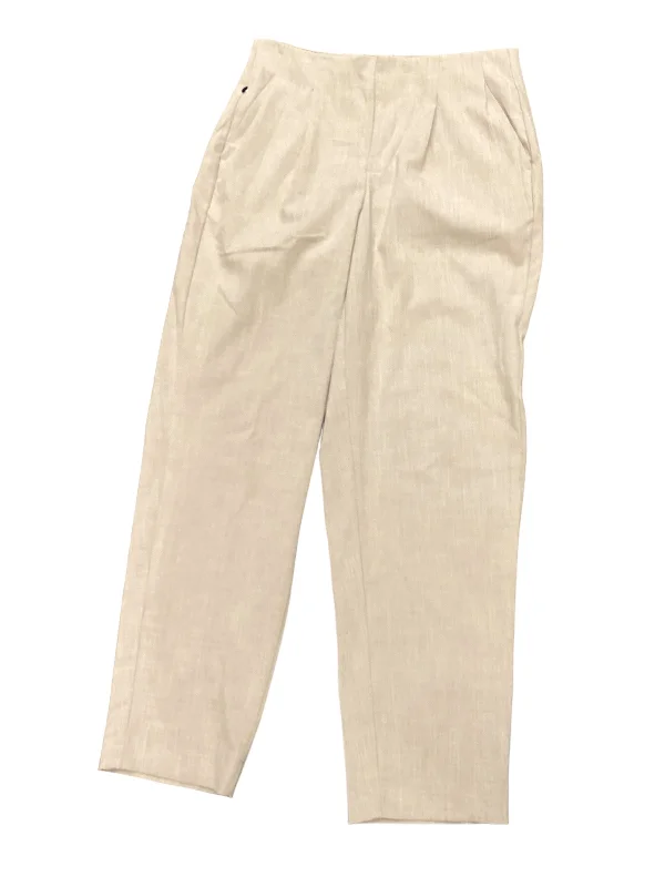 Casual twill pants for easygoing daily outfits -Pants Linen By A New Day In Tan, Size: 6